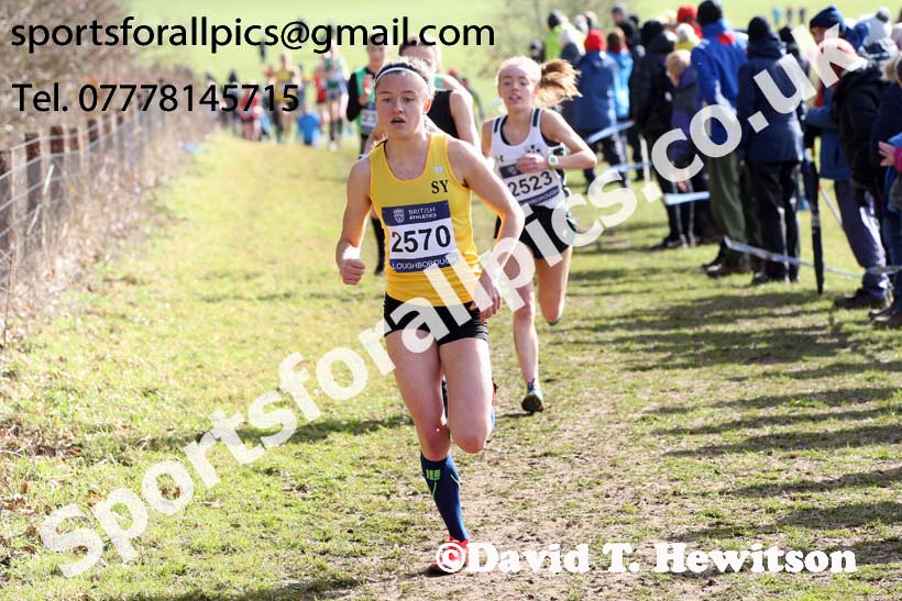 Womens under-20s 2019 British Athletics Inter Counties Cross Country, Prestwood Hall, Loughborough. Photo:  David T. Hewitson/Sports for All Pics
